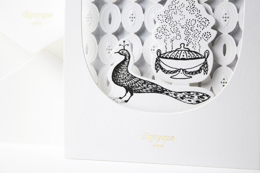 Cartes de voeux Diptyque - Printed by Atelier Bulk